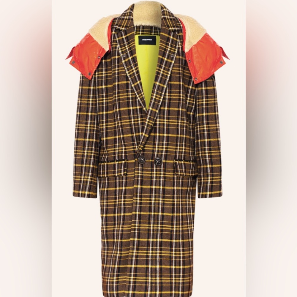 Dsquared2 Techno Hooded Coat -NWT